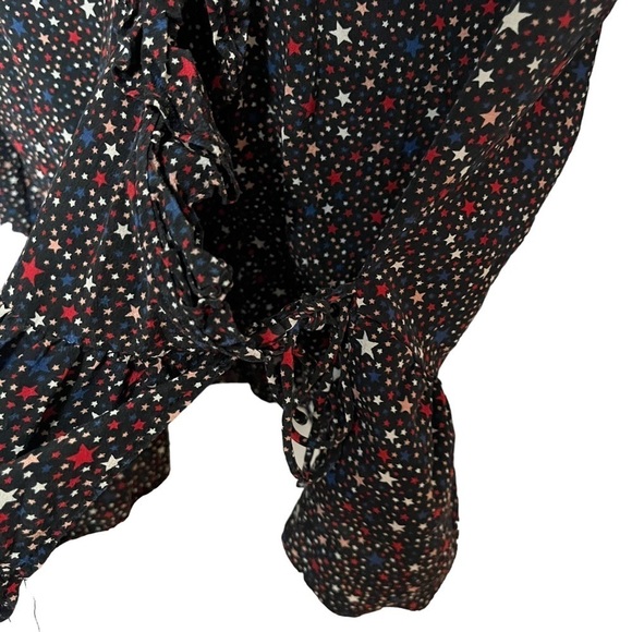 Madewell Silk Ruffle Hem Wrap Top - Picture 5 of 10